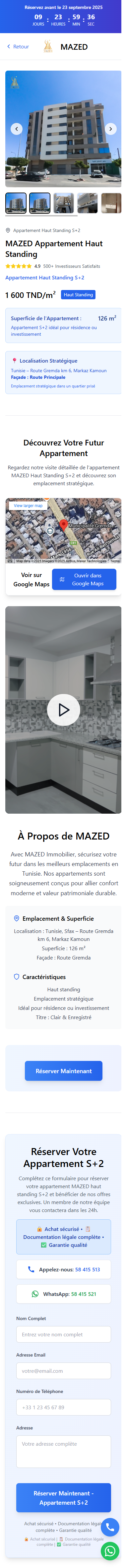 mazedimmo.com Website